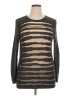 Nic + Zoe Stripes Black Pullover Sweater Size XL - photo 1