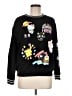 Hello Kitty Graphic Black Pullover Sweater Size M - photo 1