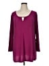 Anthony Richards Burgundy Long Sleeve Blouse Size 1X - photo 1