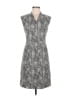MM. LaFleur 100% Polyester Tweed Gray Casual Dress Size 8 - photo 1