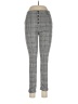 Chocolate Plaid Gray Casual Pants Size M - photo 1