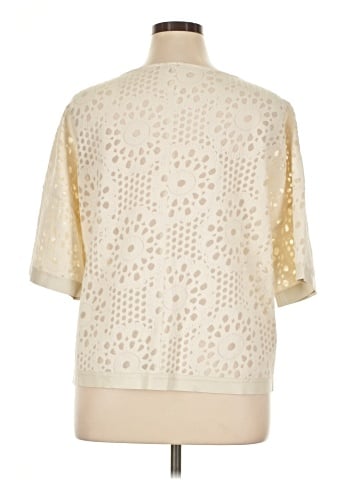 Lafayette 148 New York Short Sleeve Top (view 2)