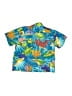 RJC 100% Cotton Tropical Blue Short Sleeve Button-Down Shirt 12-18 MO / 18 MO - photo 2