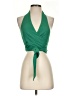 Shein 100% Polyester Green Sleeveless Blouse Size 4 - photo 1