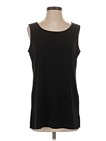 Susan Graver Sleeveless T-Shirt (view 1)