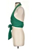 Shein 100% Polyester Green Sleeveless Blouse Size 4 - photo 5