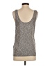 Equipment 100% Polyester Gray Sleeveless Blouse Size S - photo 2