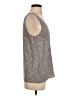 Equipment 100% Polyester Gray Sleeveless Blouse Size S - photo 4