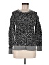 Merona 100% Cotton Animal Print Gray Pullover Sweater Size M - photo 1