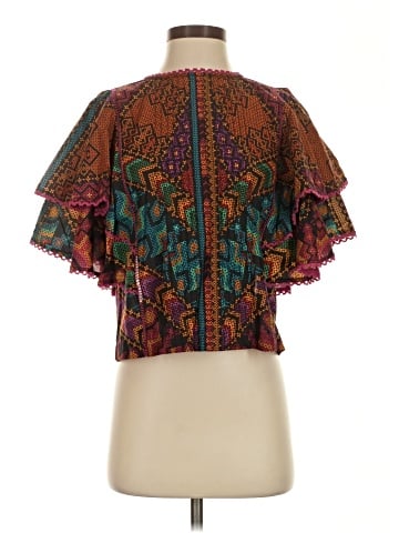 FARM Rio Short Sleeve Blouse (view 1)