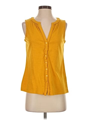 Boden Sleeveless Button-Down Shirt (view 1)