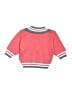 Baby Gap 100% Cotton Chevron-herringbone Pink Pullover Sweater Size 3-6 mo - photo 2