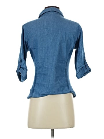 cavalini 3/4 Sleeve Button-Down Shirt (view 2)