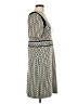 Gabby Skye Chevron-herringbone Gray Casual Dress Size 12 - photo 4