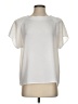 Impressions 100% Polyester Ivory Short Sleeve Blouse Size 14 - photo 1