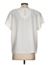 Impressions 100% Polyester Ivory Short Sleeve Blouse Size 14 - photo 2