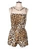 HOT GAL Animal Print Tan Romper Size L - photo 1