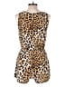 HOT GAL Animal Print Tan Romper Size L - photo 2