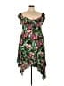 Love Tropical Green Cocktail Dress Size 3X - photo 1