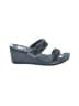 Yellow Box 100% Leather Gray Wedges Size 8 - photo 1
