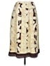 Pendleton 100% Silk Print Brown Silk Skirt Size 10 (estimated) - photo 1