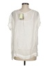 One Fine Day 100% Rayon Ivory Short Sleeve Blouse Size M - photo 2