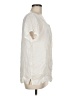 One Fine Day 100% Rayon Ivory Short Sleeve Blouse Size M - photo 4