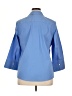 Foxcroft Solid Blue 3/4 Sleeve Button-Down Shirt Size 16 - photo 2