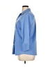 Foxcroft Solid Blue 3/4 Sleeve Button-Down Shirt Size 16 - photo 5