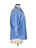 Foxcroft Solid Blue 3/4 Sleeve Button-Down Shirt Size 16 - photo 4