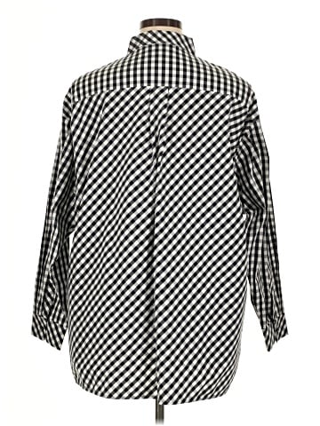 Lafayette 148 New York 3/4 Sleeve Button-Down Shirt (view 2)