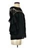 Esley Black 3/4 Sleeve Blouse Size S - photo 4