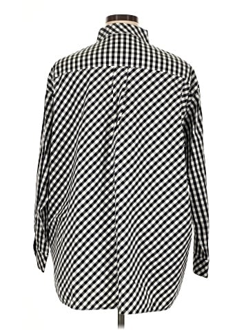 Lafayette 148 New York Long Sleeve Button-Down Shirt (view 2)