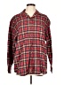 Woolrich 100% Cotton Plaid Red Long Sleeve Button-Down Shirt Size L - photo 1