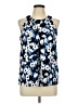 Ellen Tracy 100% Polyester Blue Tank Top Size L - photo 1