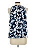 Ellen Tracy 100% Polyester Blue Tank Top Size L - photo 2
