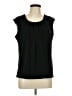Kasper Black Sleeveless T-Shirt Size L - photo 1