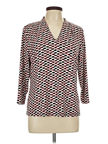 Liz Claiborne Career Long Sleeve Polo (view 1)