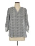 Chaus Gray 3/4 Sleeve Blouse Size L - photo 1