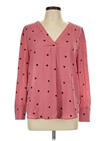 Ann Taylor Factory Long Sleeve Blouse (view 1)
