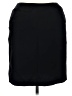 Apostrophe Solid Black Casual Skirt Size 14 - photo 1