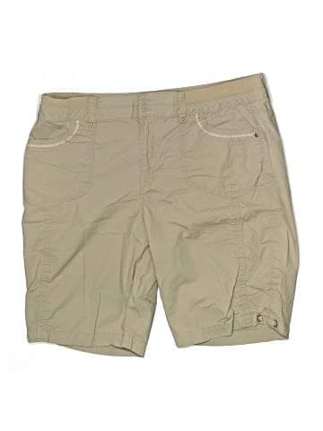 Gloria Vanderbilt Khaki Shorts (view 1)