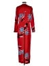 Diane von Furstenberg Red Jumpsuit Size 10 - photo 2