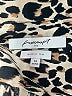 Foxcroft Animal Print Tan Long Sleeve Blouse Size 14 - photo 7