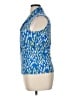J. McLaughlin Blue Sleeveless Blouse Size XL - photo 5