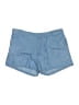 LUCCA Solid Blue Denim Shorts Size L - photo 1