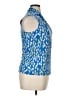 J. McLaughlin Blue Sleeveless Blouse Size XL - photo 4