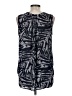 Grace 100% Polyester Gray Sleeveless Blouse Size M - photo 2