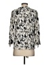 New Directions Silver 3/4 Sleeve Blouse Size S - photo 2