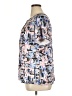 Chadwicks 100% Polyester Print Blue Short Sleeve Blouse Size XL - photo 5